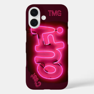 Funda iPhone 16 ¡C'est Ouf personalizado! ¡Es una locura!) Neon Pi