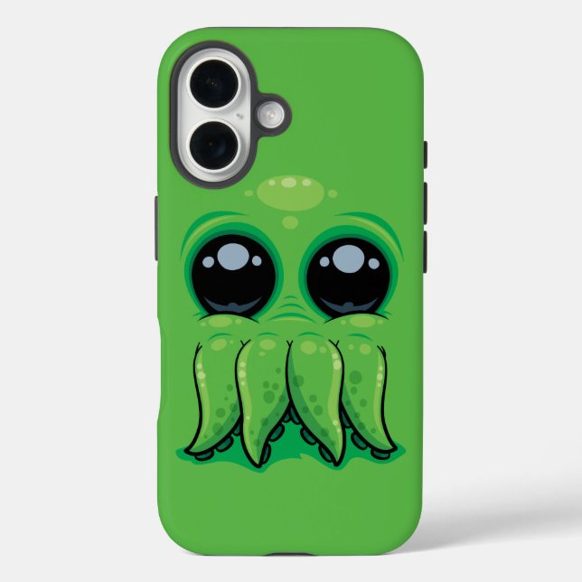 Funda iPhone 16 Cethulhu Cara Linda Cthulhu (Reverso )