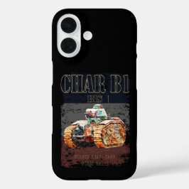 Funda iPhone 16 Char B1 Bis Heavy Tank francés de la Segunda Guerr