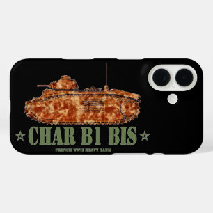 Funda iPhone 16 Char B1 bis Segunda Guerra Mundial Dos tanques pes