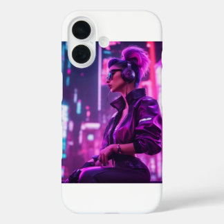 Funda iPhone 16 Chica cibernético