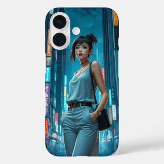 Funda iPhone 16 chica de caso de teléfono en Tokio