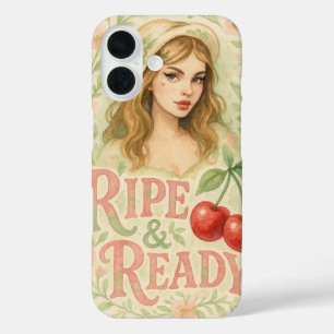Funda iPhone 16 Chica de la Flor de Boho de Verano Lista & Madura 