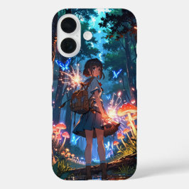 Funda iPhone 16 Chica forestal mágico