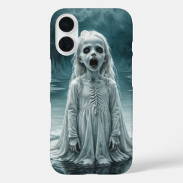 Funda iPhone 16 Chica helada maldita de la portada del lago congel