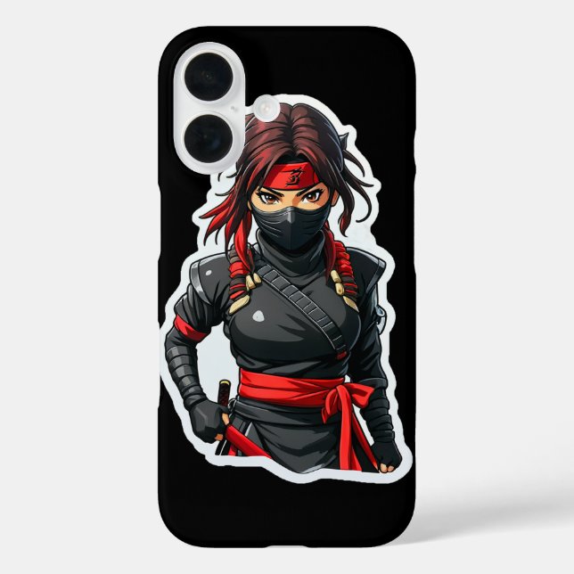 Funda iPhone 16 Chica Ninja (Reverso )