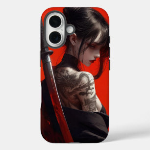 Funda iPhone 16 chica samurái