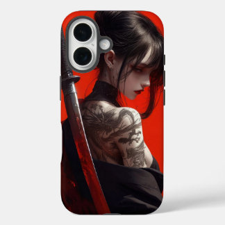 Funda iPhone 16 chica samurái