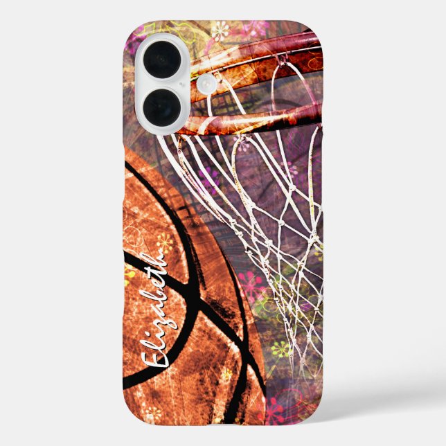 Funda iPhone 16 Chicas de baloncesto (Reverso )
