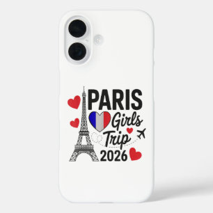 Funda iPhone 16 Chicas Sassy París Viaje Vacaciones 2026 Reunión d