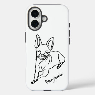 Funda iPhone 16 Chihuahua, adorable desde el punto de vista de las