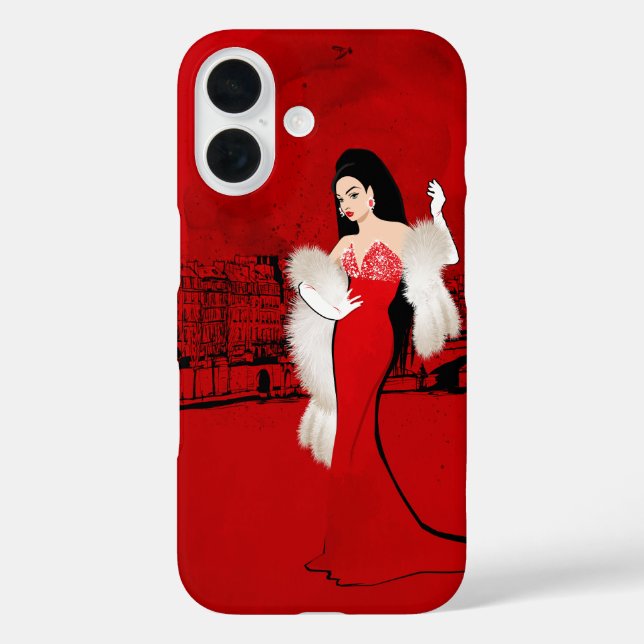 Funda iPhone 16 Chisporroteando en París (Reverso )
