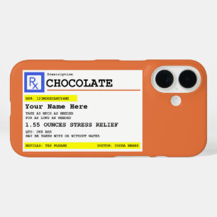 Funda iPhone 16 Chocolate de prescripción personalizado