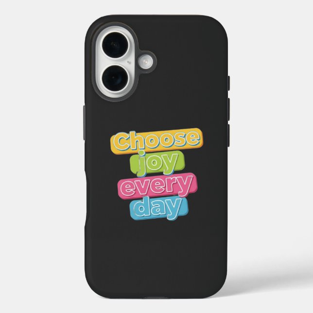 Funda iPhone 16 Choose Joy Everyday ! (Reverso )