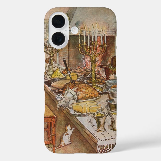 Funda iPhone 16 Christmas Eve Carl Larsson 1904 (Reverso )