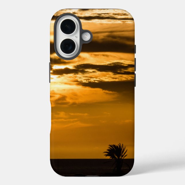 Funda iPhone 16 Cielo dorado (Reverso )