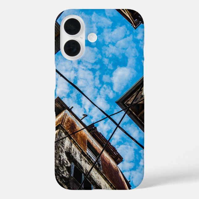 Funda iPhone 16 Cielo sobre Stonetown, Zanzíbar (Reverso )