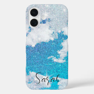 Funda iPhone 16 Cielo y Nubes con Brillo
