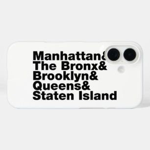 Funda iPhone 16 Cinco distritos ~ Nueva York