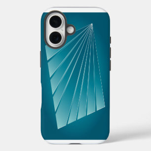 Funda iPhone 16 Cintas turquesas