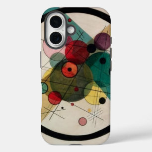Funda iPhone 16 Círculos abstractos de Kandinsky
