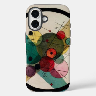 Funda iPhone 16 Círculos abstractos de Wassily Kandinsky