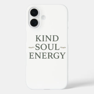 Funda iPhone 16 Cita de energía positiva zen moderna