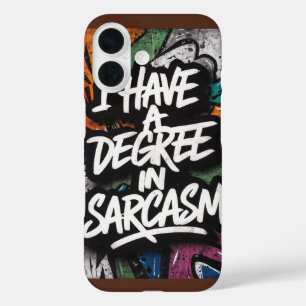 Funda iPhone 16 Cita graciosa de Sarcasmo