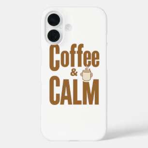 Funda iPhone 16 Cita Zen Divertida para Amantes del Café