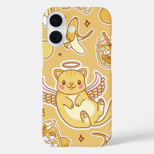 Funda iPhone 16 Citrus Angel Kitty Sweet Lemon