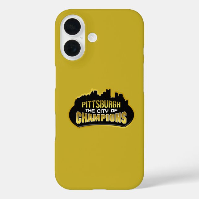 Funda iPhone 16 Ciudad de Pittsburgh (Reverso )
