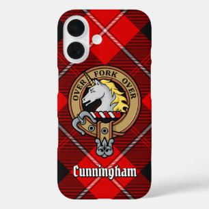 Funda iPhone 16 Clan Cunningham Escudo por Tartán