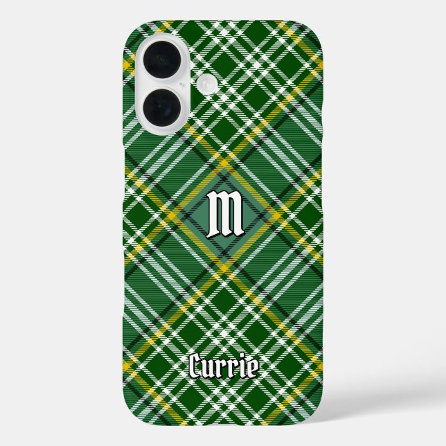 Funda iPhone 16 Clan Currie Tartan (Reverso )