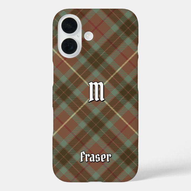 Funda iPhone 16 Clan Fraser Hunting Weathered Tartan Funda-Mate (Reverso )