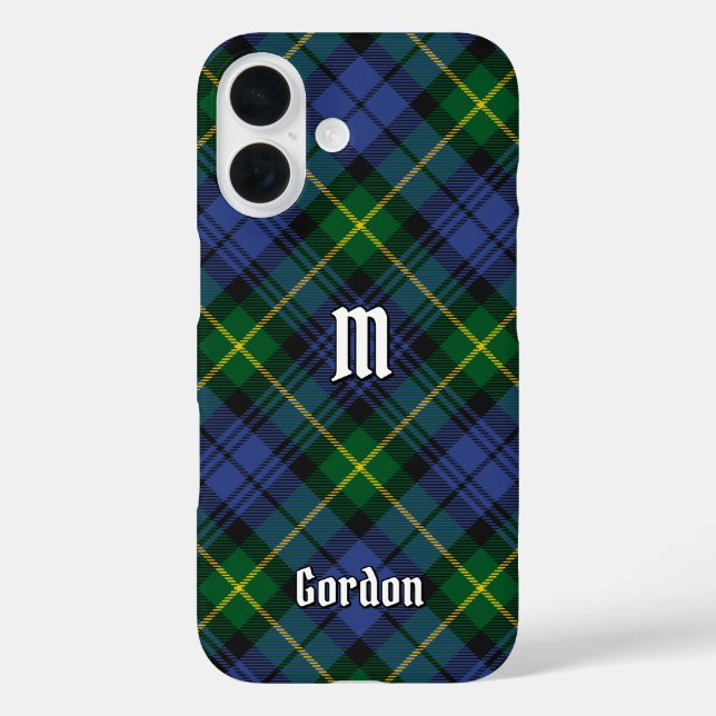 Funda iPhone 16 Clan Gordon Tartan (Reverso )