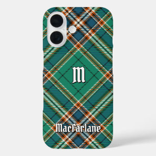 Funda iPhone 16 Clan MacFarlane Ancient Hunting Tartán