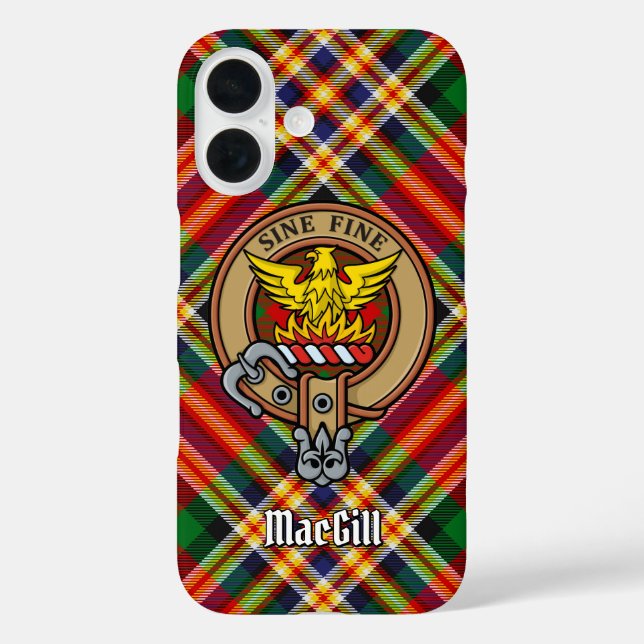 Funda iPhone 16 Clan MacGill Escudo por estuche Tartan iPhone (Reverso )