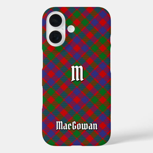 Funda iPhone 16 Clan MacGowan Tartan (Reverso )