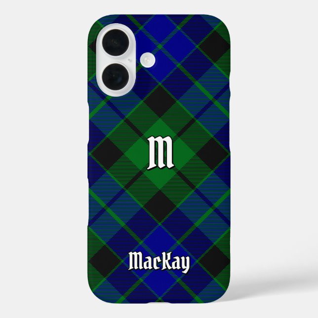 Funda iPhone 16 Clan MacKay Tartan (Reverso )