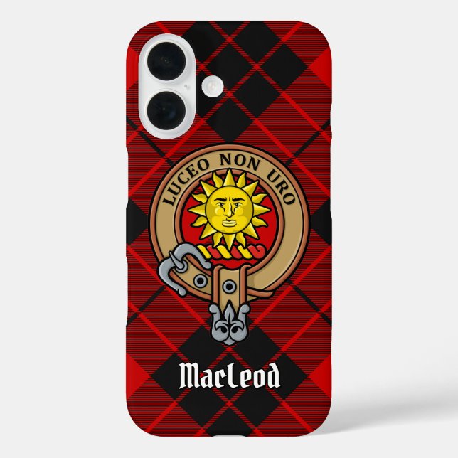 Funda iPhone 16 Clan MacLeod de Raasay Escudo (Reverso )