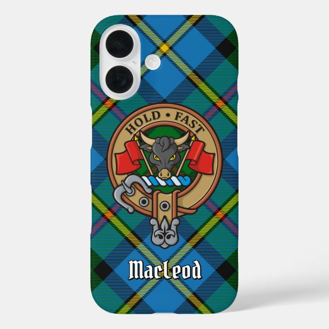 Funda iPhone 16 Clan MacLeod Escudo (Reverso )
