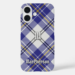 Funda iPhone 16 Clan MacPherson Blue Dress Tartán