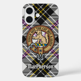 Funda iPhone 16 Clan MacPherson Escudo por Vestir Tartán