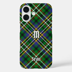 Funda iPhone 16 Clan Scott Green Tartan