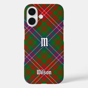 Funda iPhone 16 Clan Wilson Modern Tartán