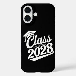 Funda iPhone 16 Clase de 2028 Graduado Orgulloso Graduación
