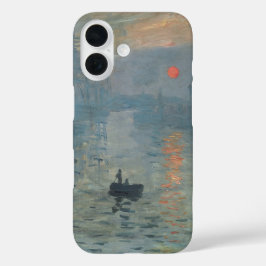 Funda iPhone 16 Claude Monet Impression Sunrise Soleil Levant