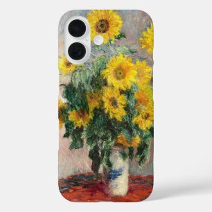 Funda iPhone 16 Claude Monet Ramo de Girasoles 1881 Arte