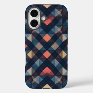 Funda iPhone 16 cobertura de teléfono geométrica elegante
