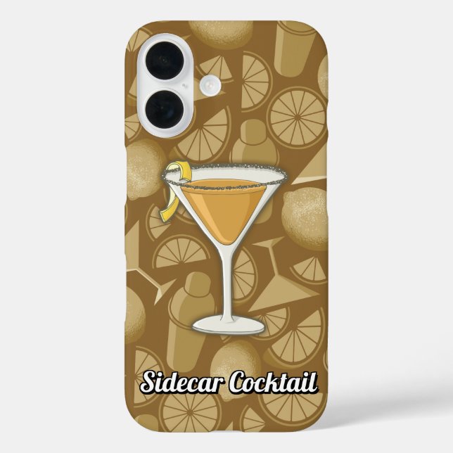 Funda iPhone 16 Cóctel de Sidecar (Reverso )
